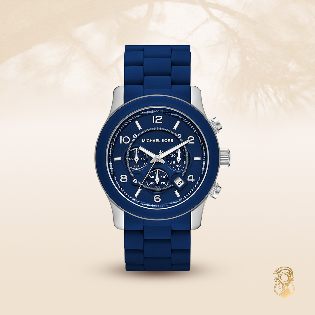 MSP: 102640 Michael Kors Runway Navy-Tone Watch 45mm 8,050,000