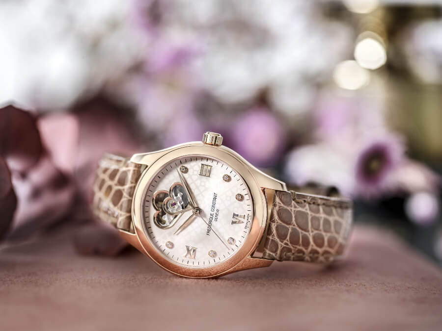 Đồng hồ Frederique Constant Ladies Automatic 2018 "Heart Beat" Brown