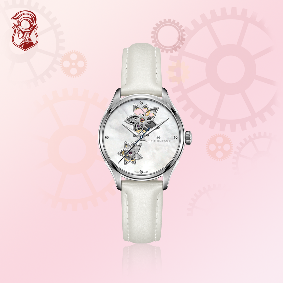 đồng hồ nữ automatic Hamilton Jazzmaster Open Heart Lady Auto 34mm