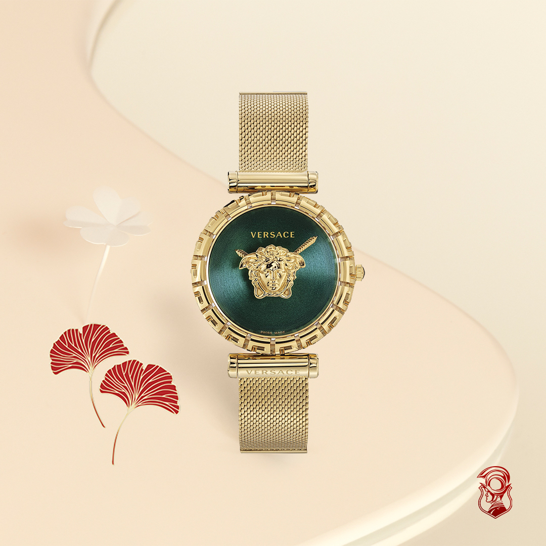 MSP: 90441 Versace Palazzo Empire Greca Watch 37mm 36,927,000