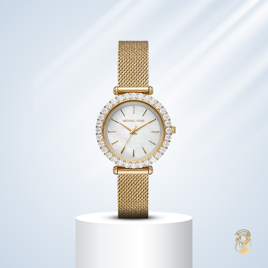 MSP: 97893 Michael Kors Darci Pavé Mesh Watch 34MM 12,258,000