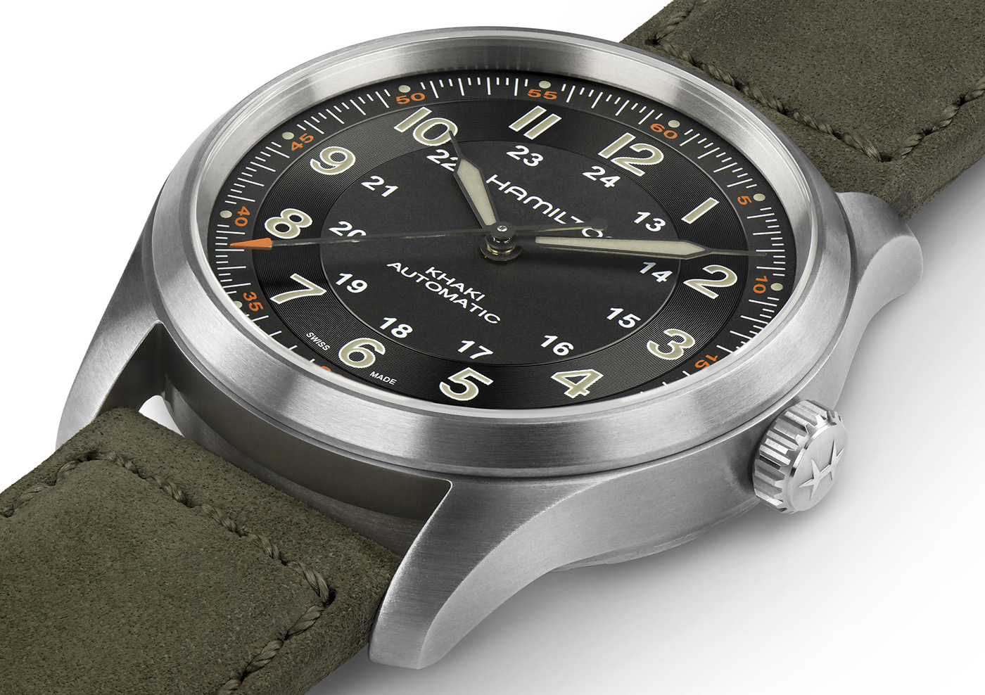 dòng Hamilton Khaki Field Titanium 38mm