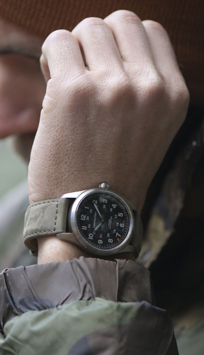 dòng Hamilton Khaki Field Titanium 38mm