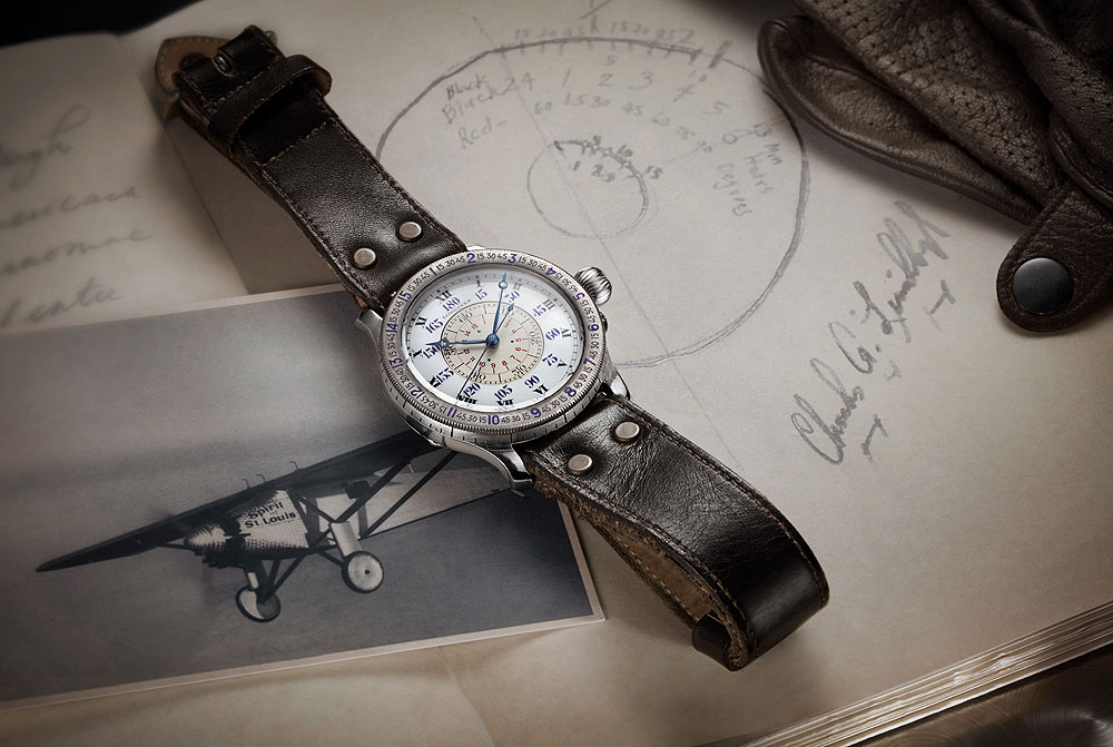 Longines Hour Angle - Chiếc đồng hồ đánh dấu đánh dấu 90 năm phi công Charles Lindberg một mình vượt Đại Tây Dương