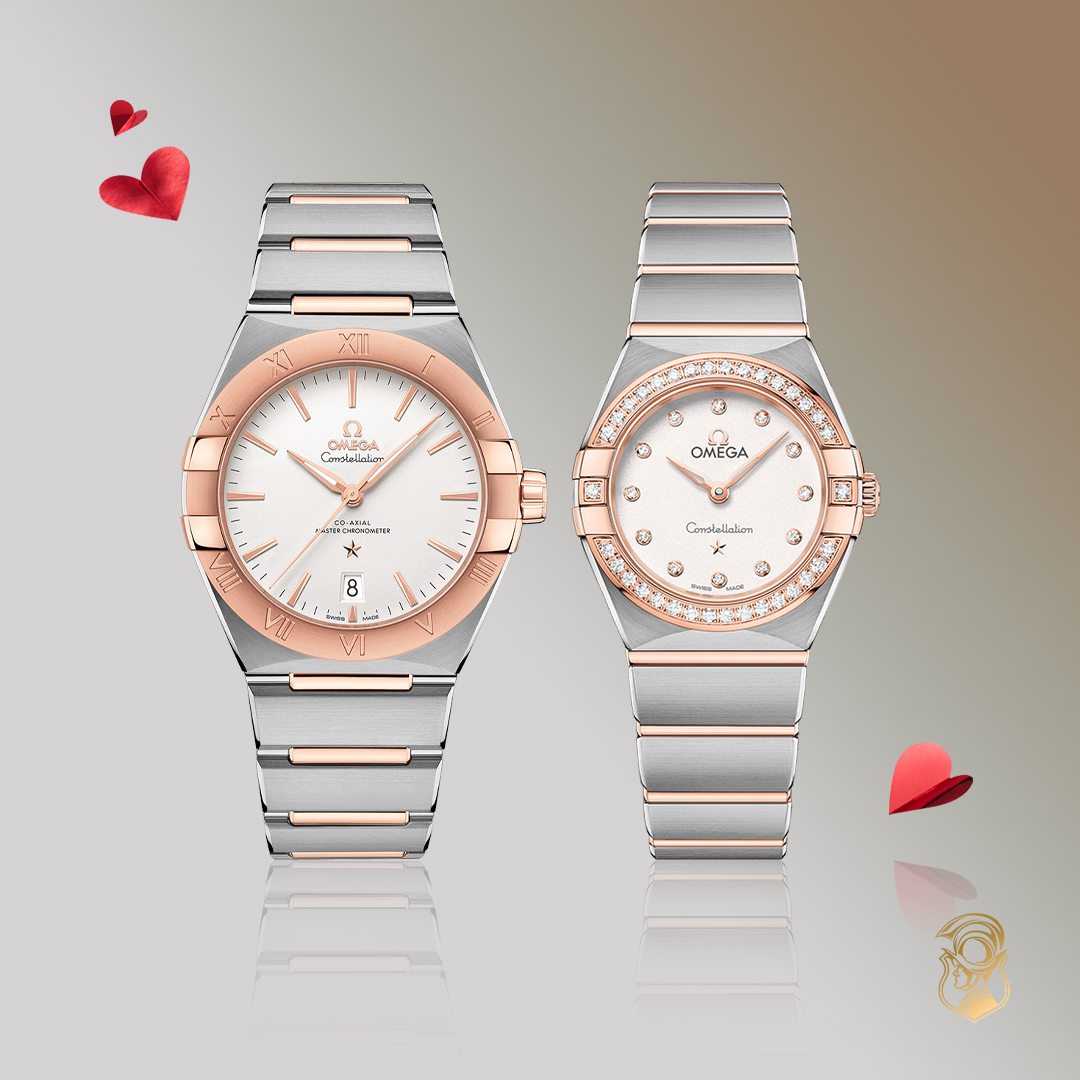 đồng hồ cặp omega constellation 