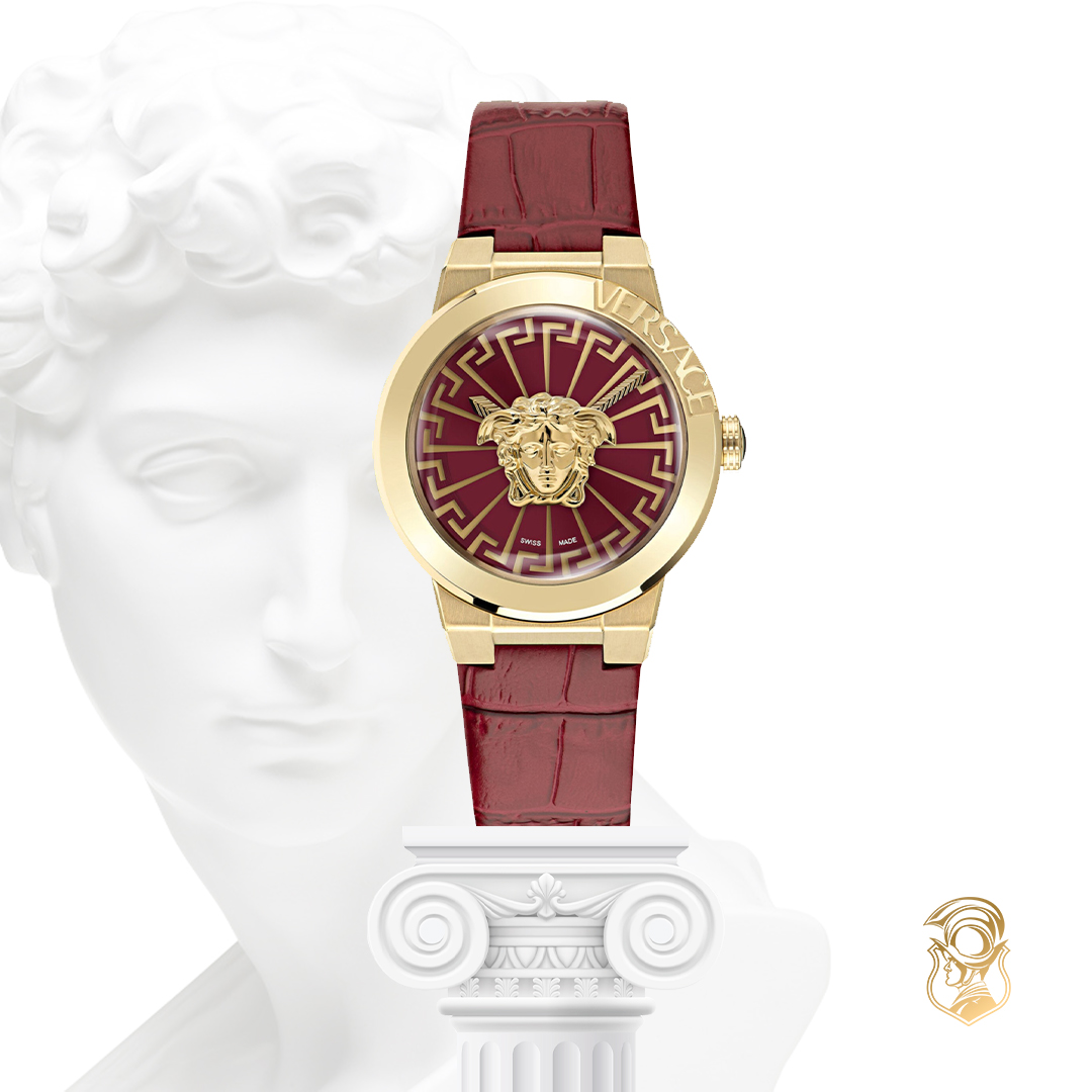 MSP: 101137 Versace Medusa Infinite Leather Watch 38mm 36,760,000