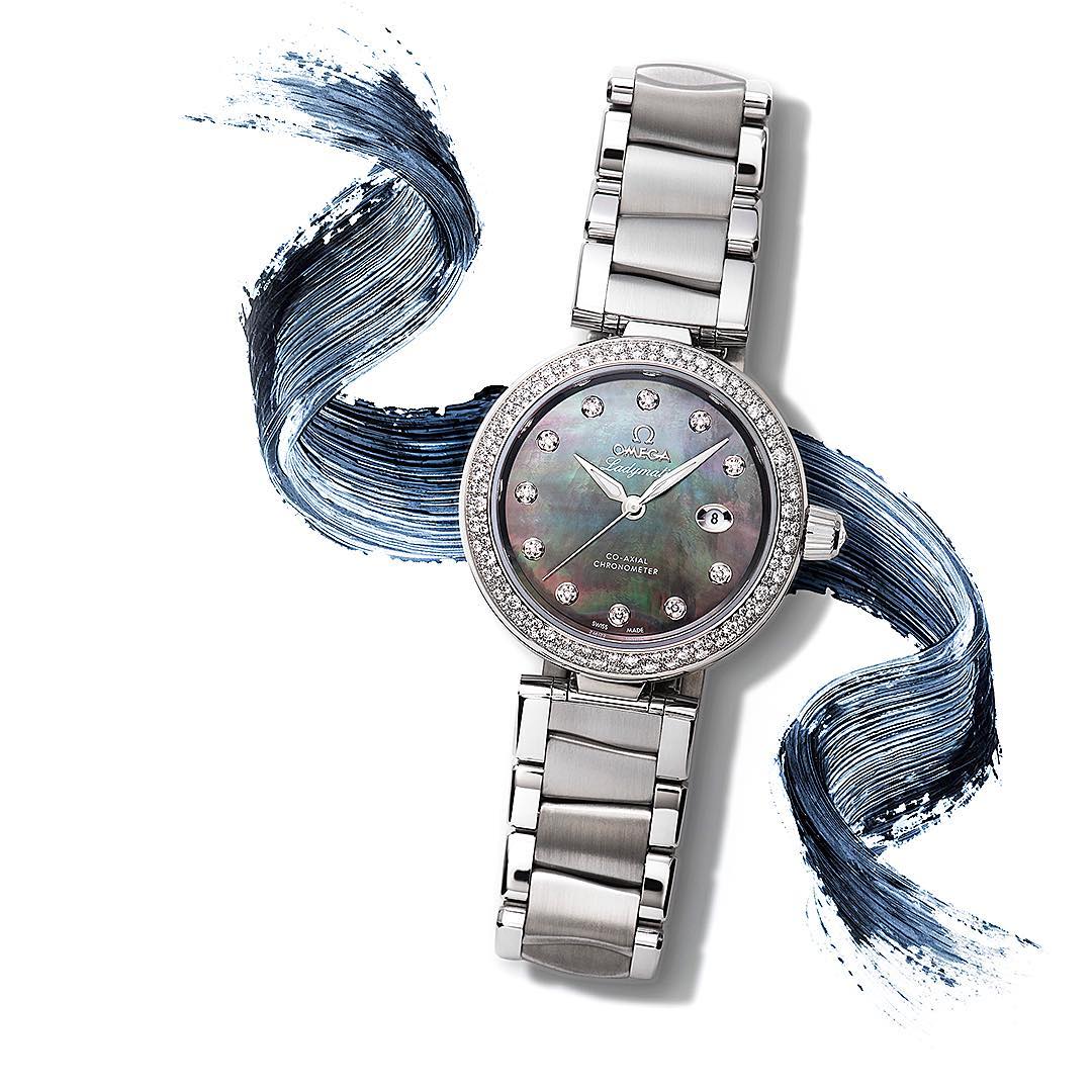 banner đồng hồ Omega DeVille Ladymatic