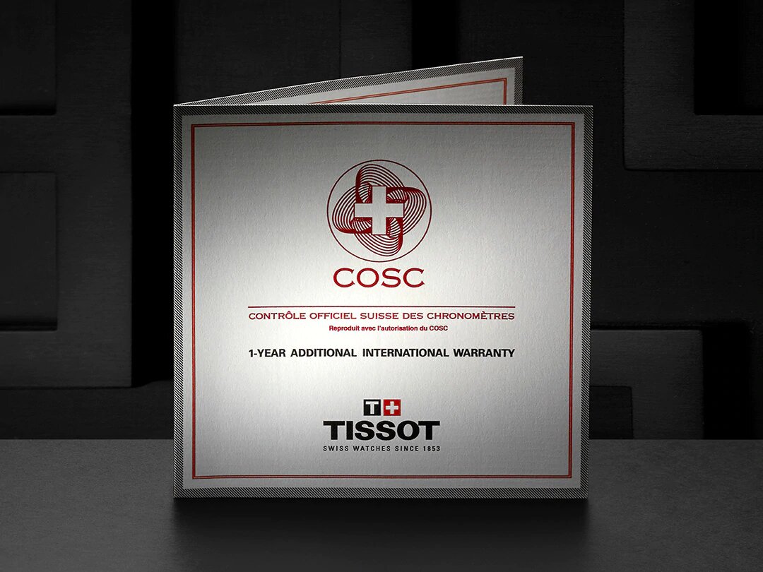 chứng nhận cosc đồng hồ tissot chính hãng