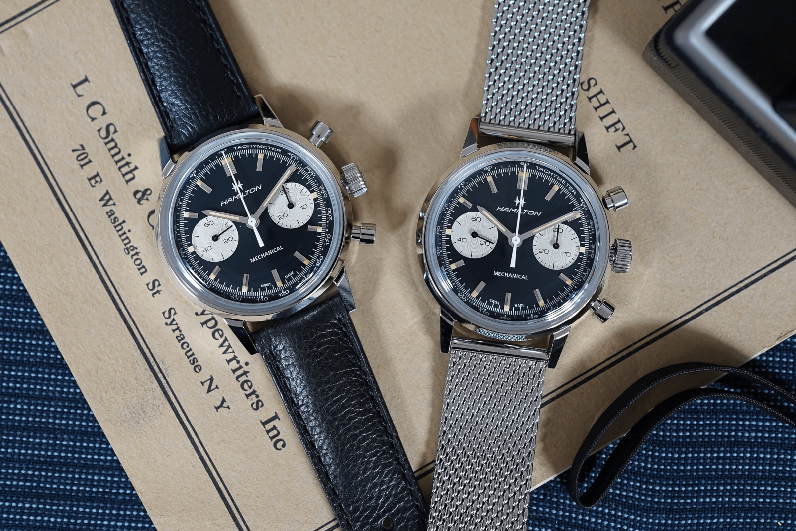 đồng hồ chronograph hamilton intra matic H 2021