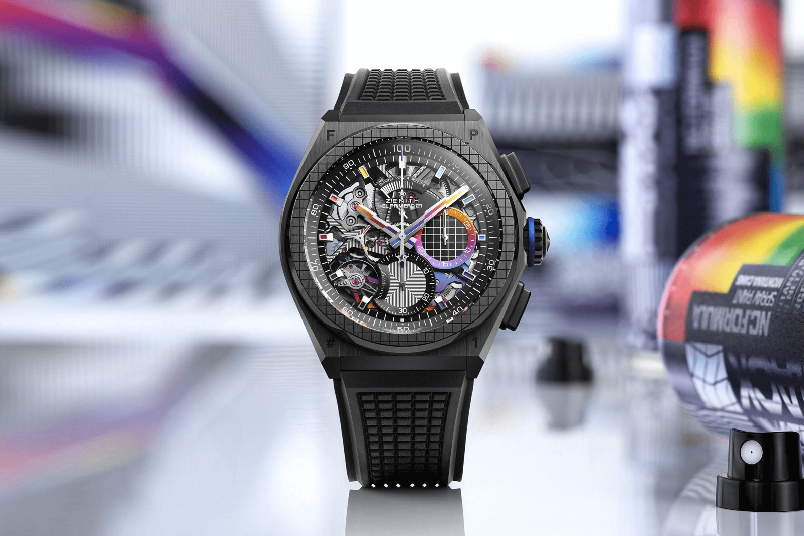 đồng hồ chronograph Zenith DEFY 21 Felipe Pantone 