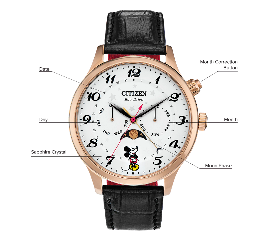 đồng hồ citizen mickey mouse cao cấp chính hãng nhật ban 