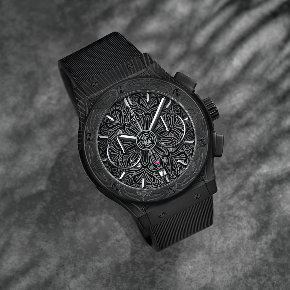 Hublot Classic Fusion Aerofusion Chronograph All Black Shepard Fairey 2022