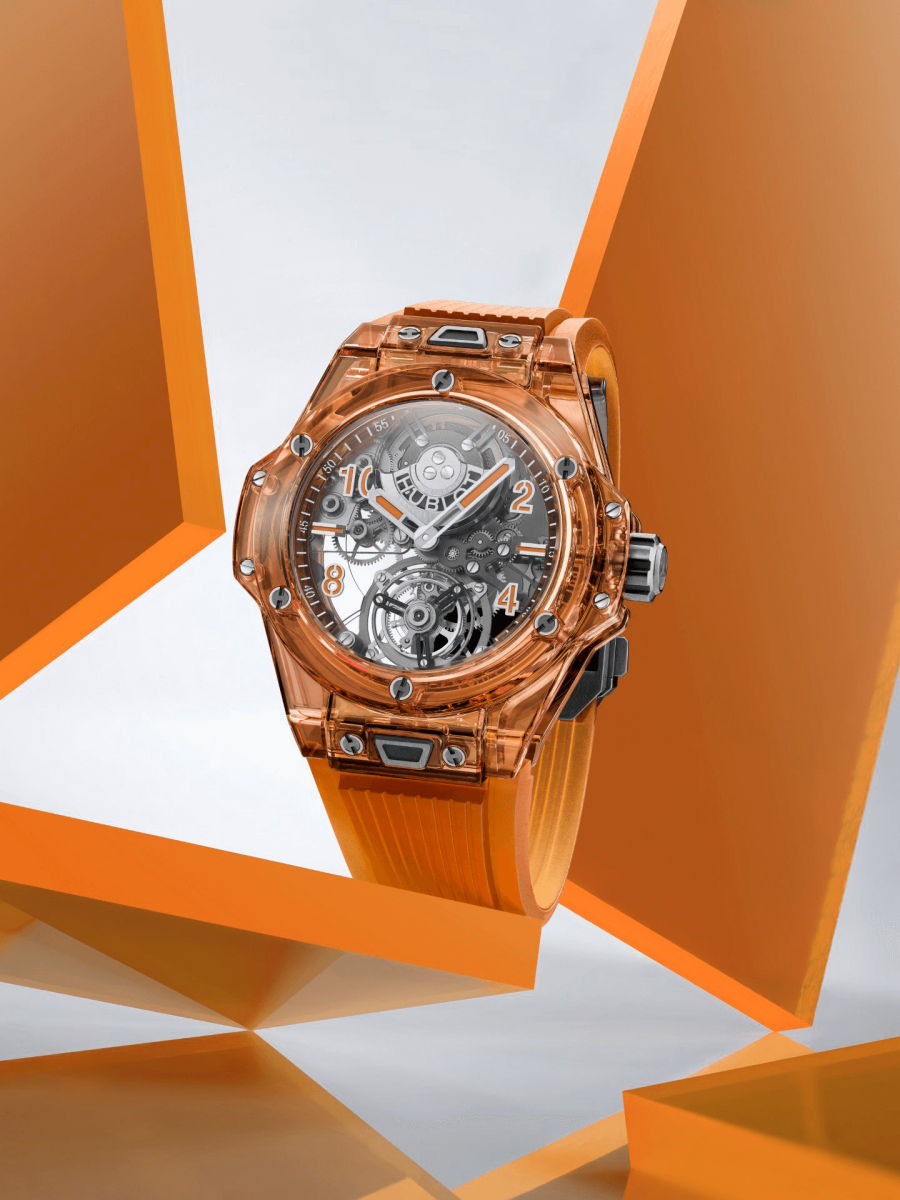 đồng hồ Hublot Big Bang Tourbillon Automatic Orange Sapphire