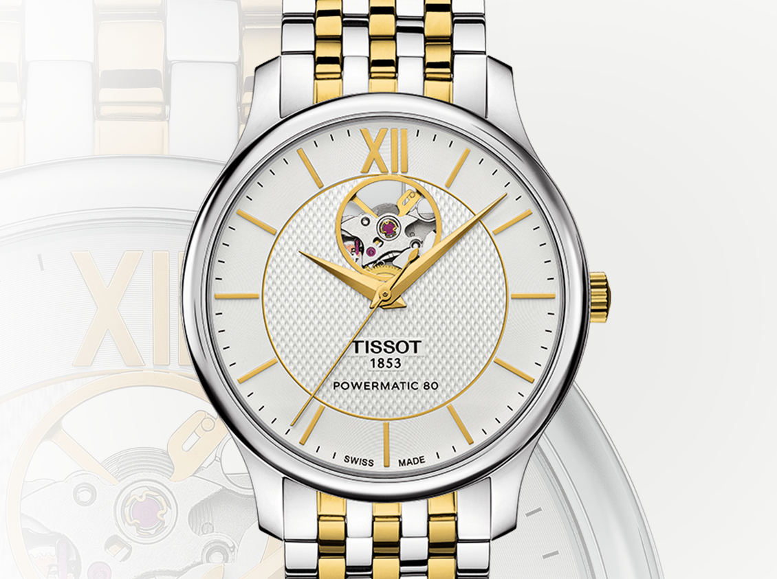 đồng hồ nam tissot tradition powermatic 80 cao cấp thụy sĩ 