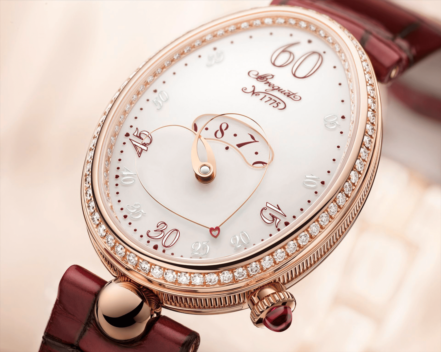 đồng hồ nữ Breguet Reine de Naples Cœur 9825 Valentine 14/2