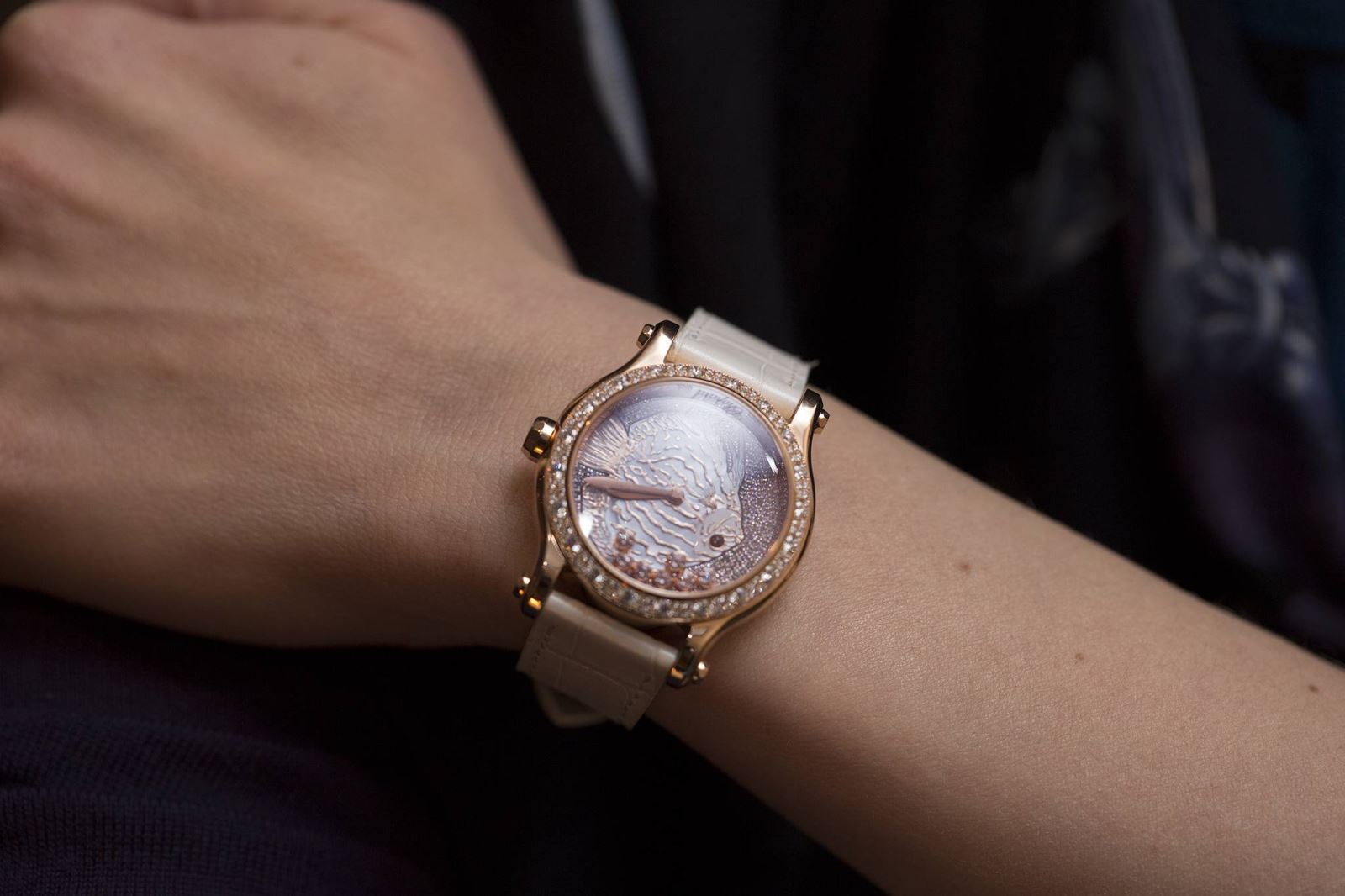 đồng hồ nữ Chopard Happy Fish limited ra mắt Baselworld 2015