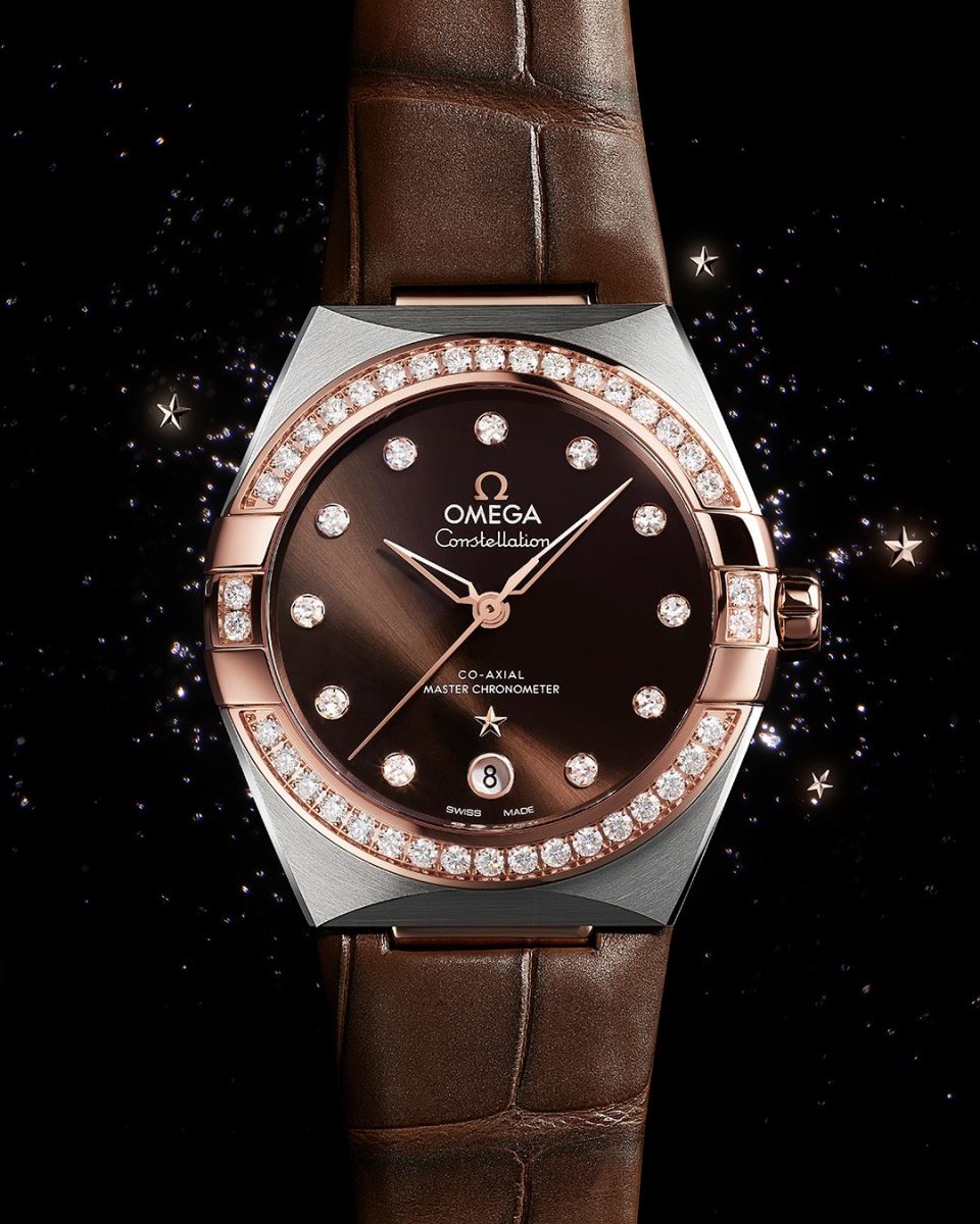 đồng hồ nữ omega constellation cao cấp 