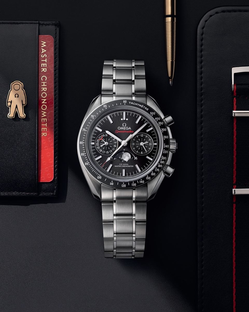 đồng hồ omega speedmaster moonphase đẹp chính hãng