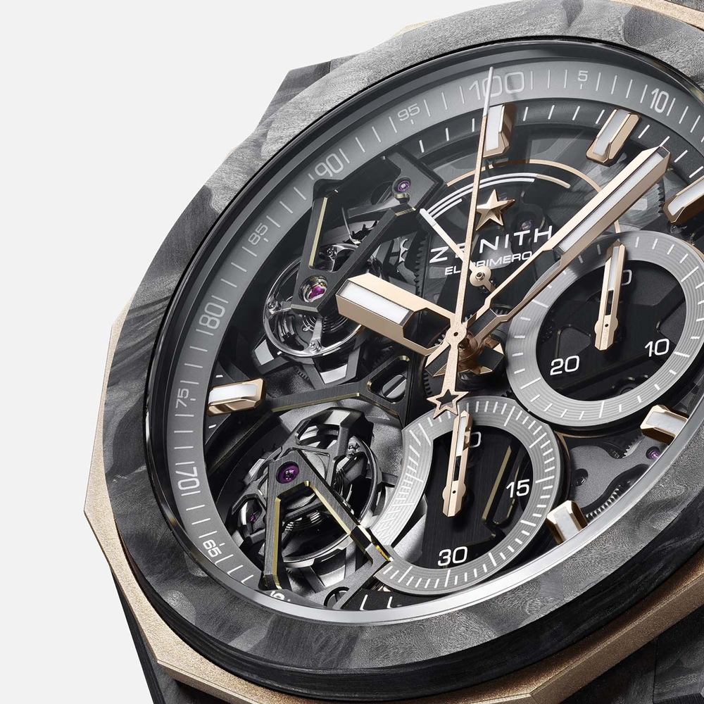 mặt số Đồng hồ Zenith Defy Extreme Double Tourbillon